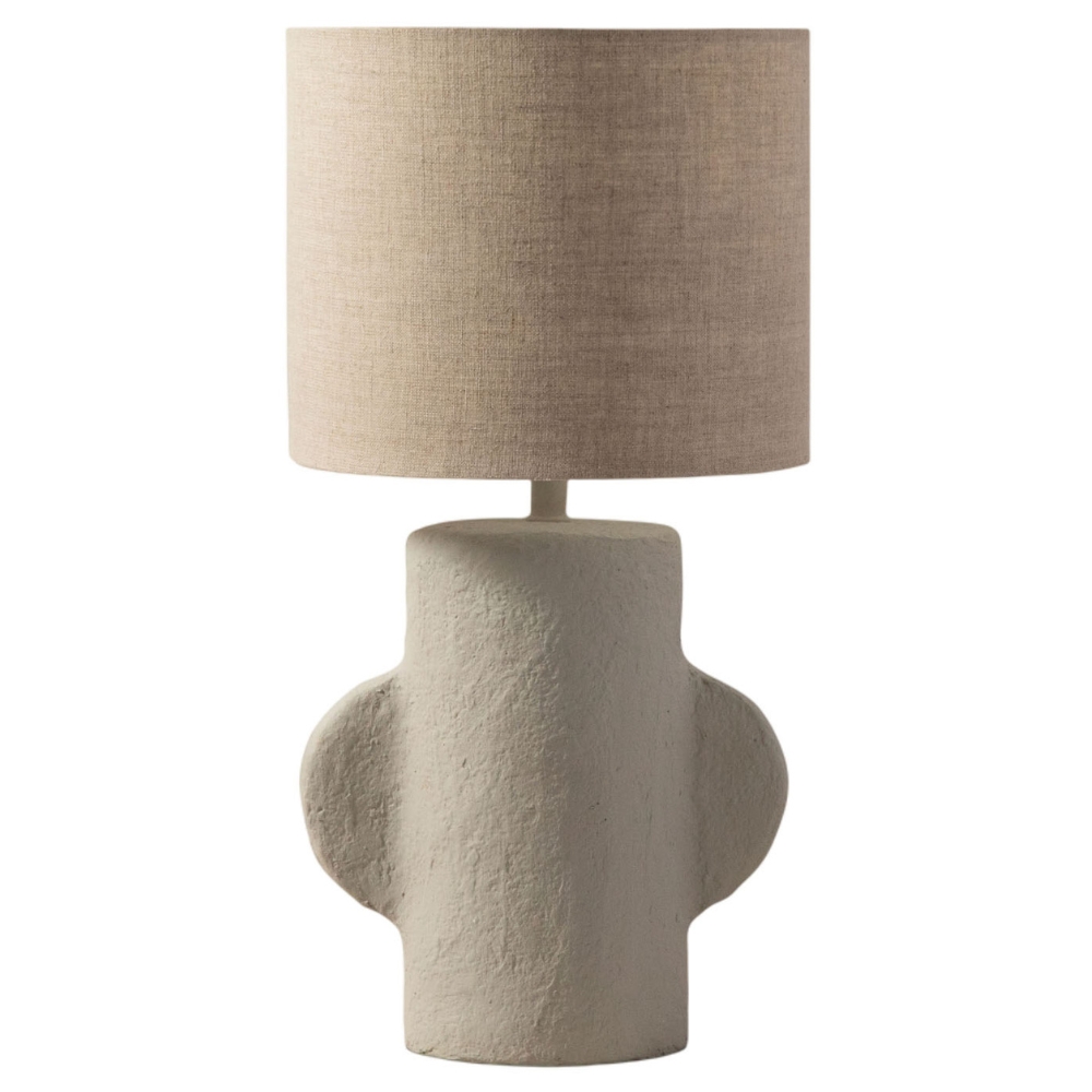Micadoni Béžová stolní lampa Calantha 43 cm