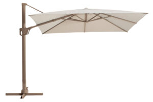 Kave Home Béžový slunečník Noli 300 x 300 cm