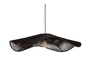 Micadoni Černé závěsné světlo Palmier 58 cm