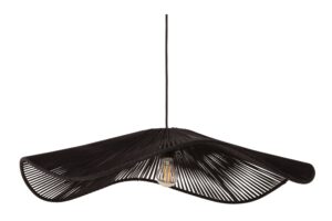 Micadoni Černé závěsné světlo Palmier 78 cm