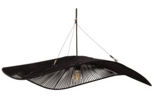 Micadoni Černé závěsné světlo Palmier 100 cm
