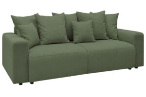 Bobochic Paris Zelená manšestrová rozkládací pohovka Envy 245 cm