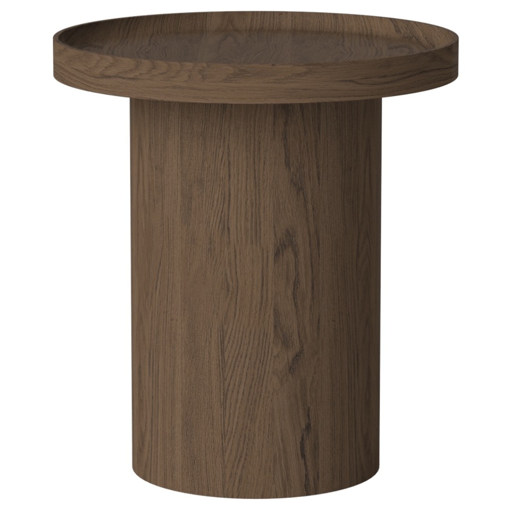 Bolia Tmavý dubový odkládací stolek Plateau 48 cm