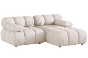 Micadoni Béžová rohová pohovka Bellis II. 188 cm