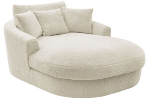 Bobochic Paris Béžová bouclé lenoška Belem 198 cm