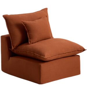 Kave Home Terakotové křeslo Anarela 90 cm s odnímatelným potahem