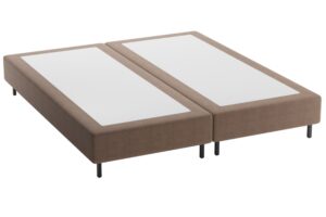 Micadoni Světle hnědá dvoulůžková postel Whale 160 x 200 cm