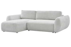 Bobochic Paris Světle šedá rozkládací pohovka Denise 258 cm