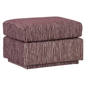 WOOOD Červená podnožka Lou 60 x 50 cm