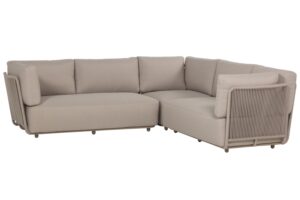 WOOOD Béžová zahradní rohová pohovka Sora 269 cm