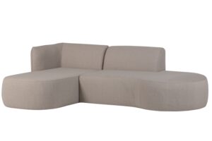 WOOOD Béžová zahradní rohová pohovka Chios 258 cm