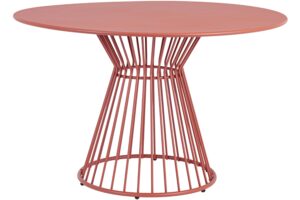 Bizzotto Terakotový kovový zahradní stůl Austin ø 120 cm