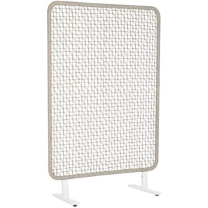 Bizzotto Bílo-šedý kovový paraván Babilo 180 cm