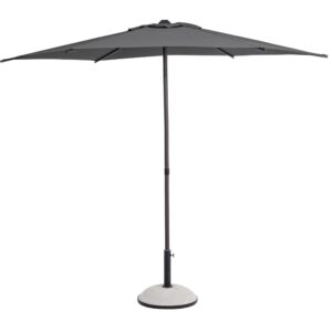 Bizzotto Šedý slunečník Samba Ø 270 cm
