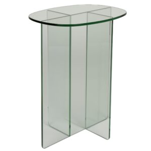 Zuiver Skleněný odkládací stolek LINEA 40 x 30 cm
