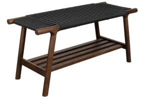 Dutchbone Ořechová lavice KINTARO 90 cm