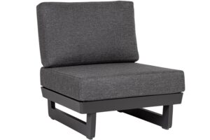 Bizzotto Šedé zahradní křeslo Infinity