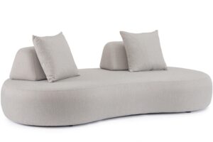 Bizzotto Světle šedá zahradní pohovka Cooper 225 cm