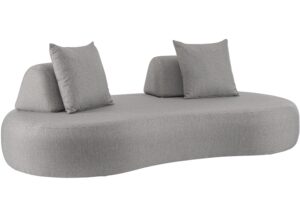 Bizzotto Šedá zahradní pohovka Cooper 225 cm