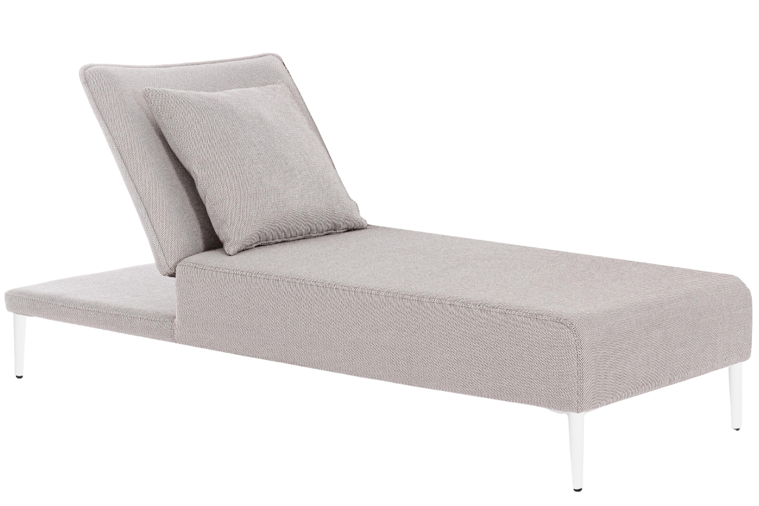 Bizzotto Světle šedé zahradní lehátko Viper