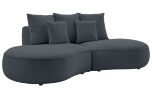 Bobochic Paris Tmavě šedá trojmístná pohovka Saint-Germain 260 cm