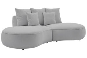 Bobochic Paris Světle šedá trojmístná pohovka Saint-Germain 260 cm