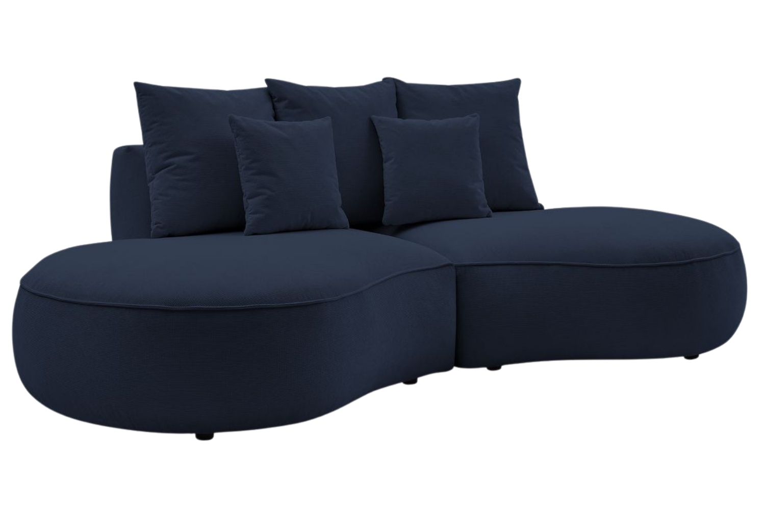 Bobochic Paris Tmavě modrá trojmístná pohovka Saint-Germain 260 cm