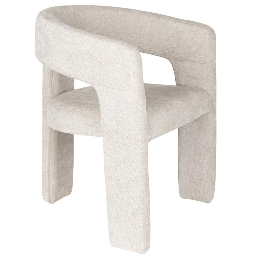 Housecraft Living Béžová čalouněná jídelní židle Valentin