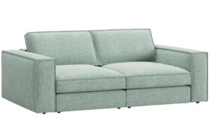 Micadoni Zelená trojmístná pohovka Pola 236 cm