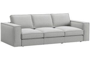 Micadoni Světle šedá čtyřmístná pohovka Pola 284 cm