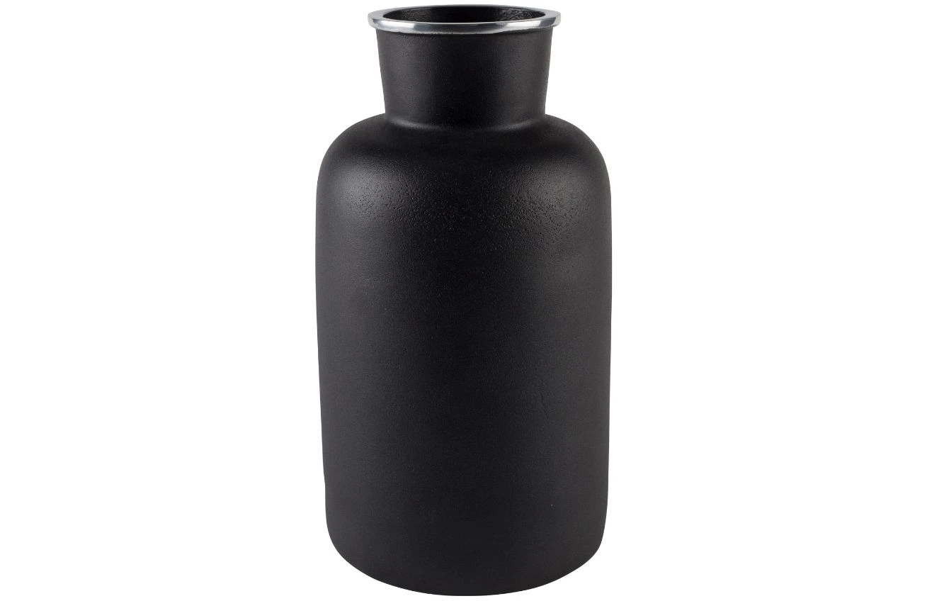 Černá váza ZUIVER FARMA 29 cm