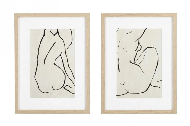 BIZZOTTO Set 2 obrázů REFINED 30x40cm