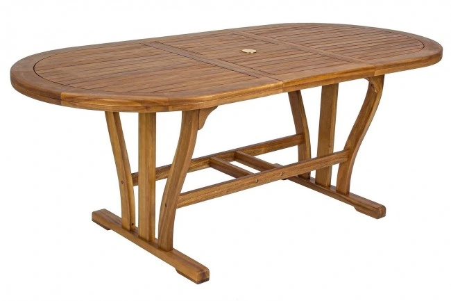 BIZZOTTO Rozkládací oválný zahradní stůl NOEMI 150-200 cm