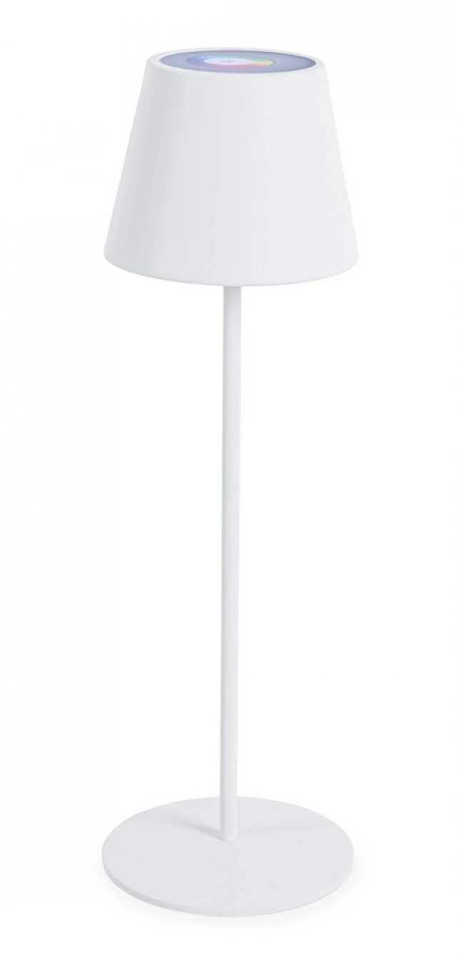 BIZZOTTO Zahradní stojací LED lampa ETNA bílá s možností změny barev 38 cm