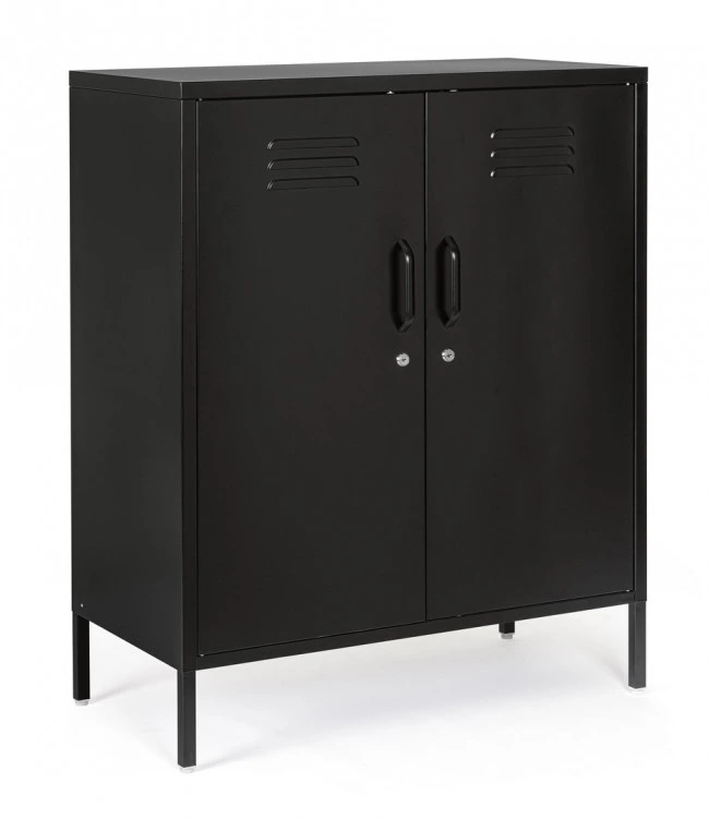 BIZZOTTO Kovová komoda CAMBRIDGE černá