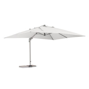 BIZZOTTO Slunečník SARAGOZZA 3x4m světle šedý